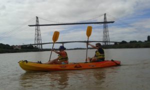 balade kayak adulte au pont transbordeur