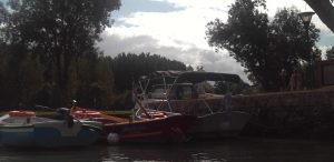 taillebourg; port d'envaux; bateau; kayak