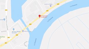 carte point location kayak paddle rochefort