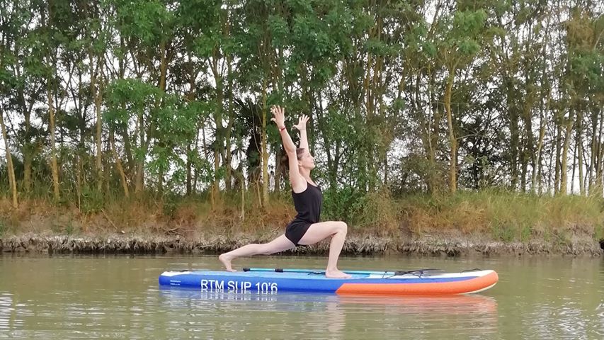 Paddle yoga